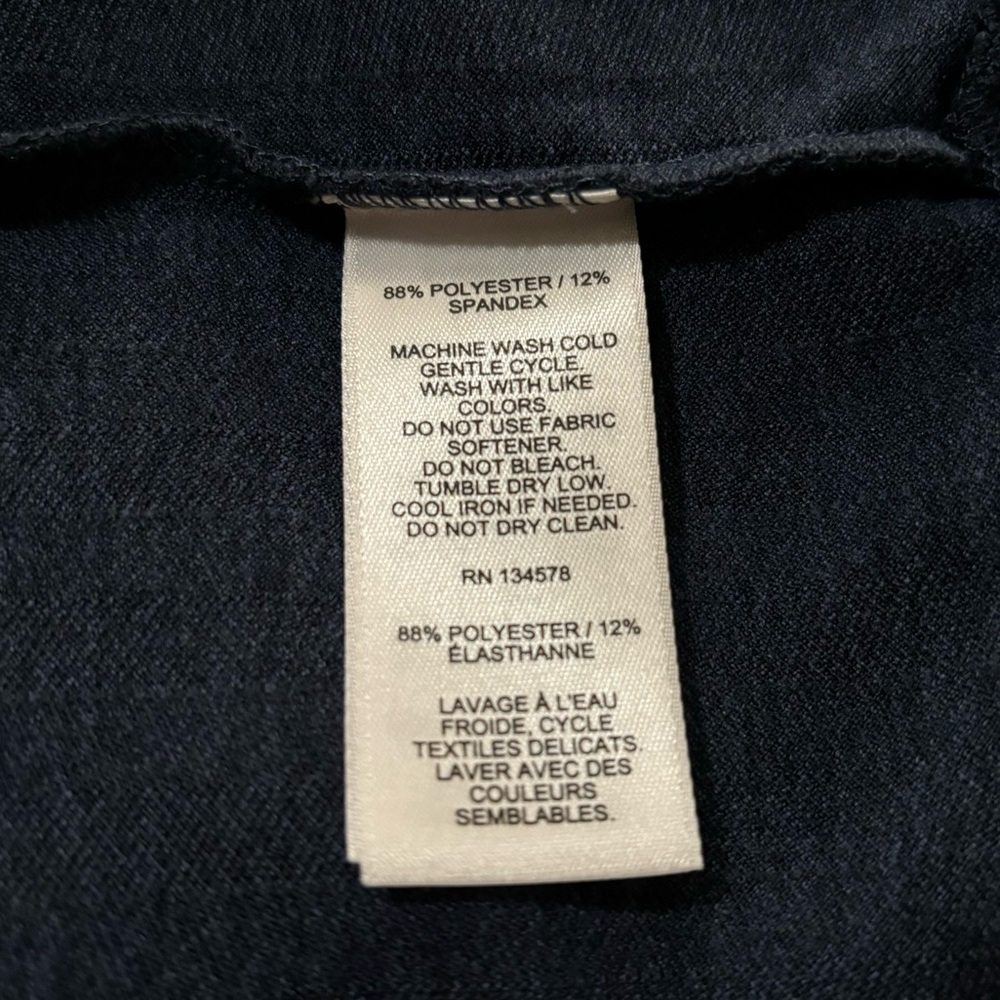 Vineyard Vines Navy Blue Herringbone Half Zip Pullover Small - Picture 8 of 9